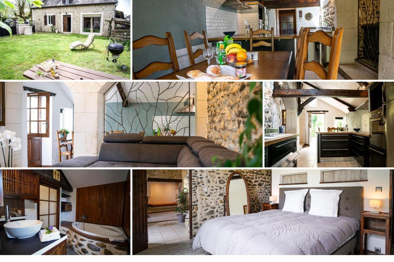 Maison de charme à proximité de Pau - 3 chambres - 6 p - Jardin Sendets  Extérieur photo